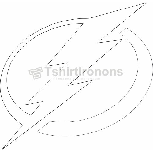 Tampa Bay Lightning T-shirts Iron On Transfers N338 - Click Image to Close